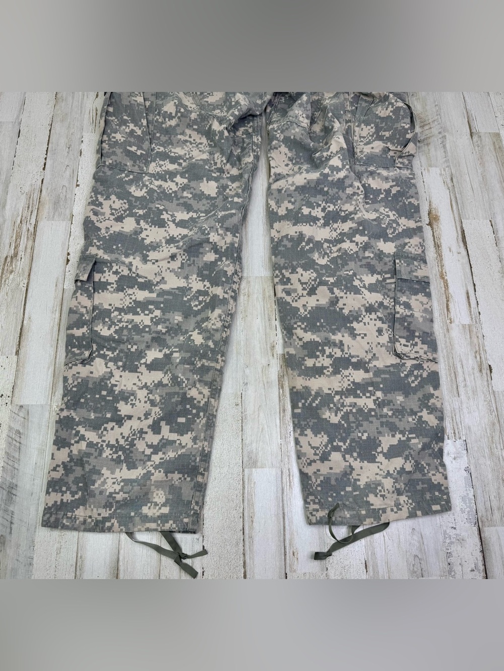 US Army Pant Mens M-L 34x34 Camo Cargo Tapered Military Uniform Combat Workwear - Picture 12 of 13